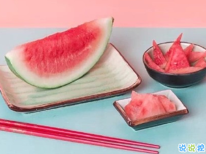 晒西瓜的句子简短带图片 夏天关于西瓜的说说11