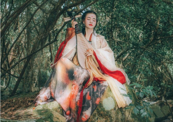 唯美仙气十足的古风诗词说说带图片11