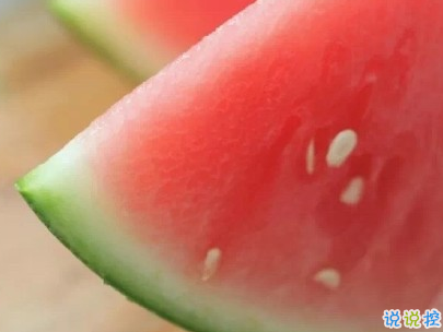晒西瓜的句子简短带图片 夏天关于西瓜的说说4