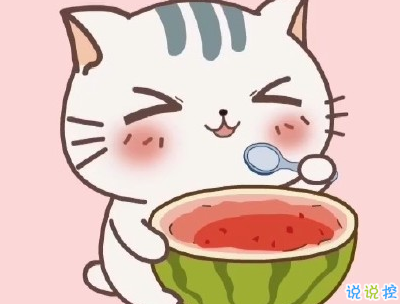 晒西瓜的句子简短带图片 夏天关于西瓜的说说9